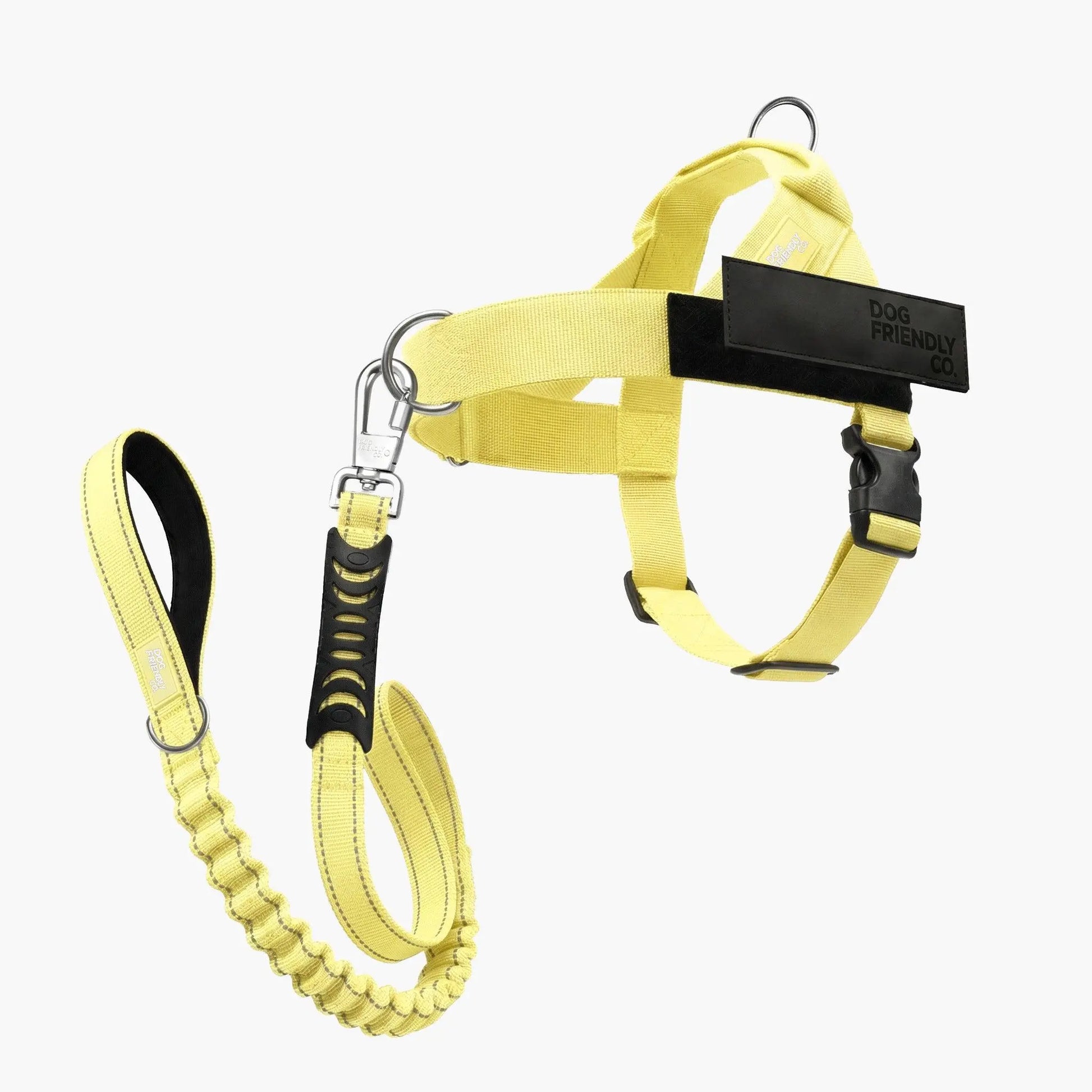 Dog Friendly Co. Harness + No-Pull D-Ring + Bungee Leash