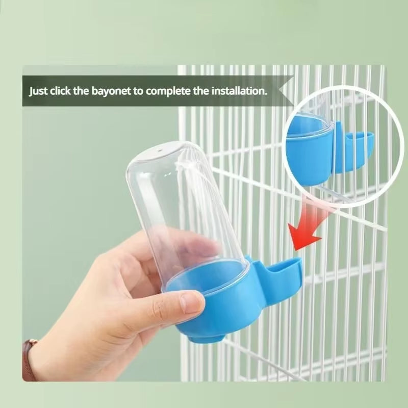 Elevate Your Bird's Comfort with Our Hanging Pet Feeder & Water Dispenser - Perfect for Parrots and Squirrels!
